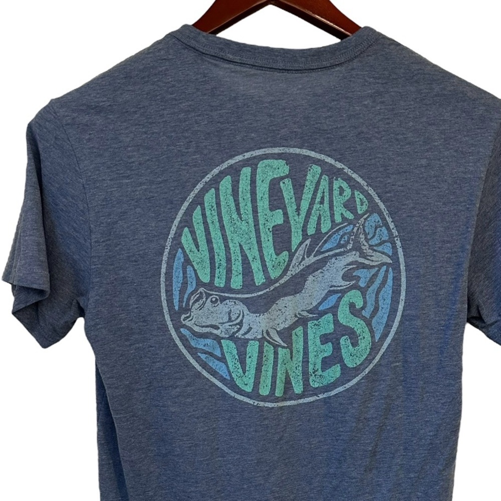 Vineyard Vines Blue Graphic T-Shirt S